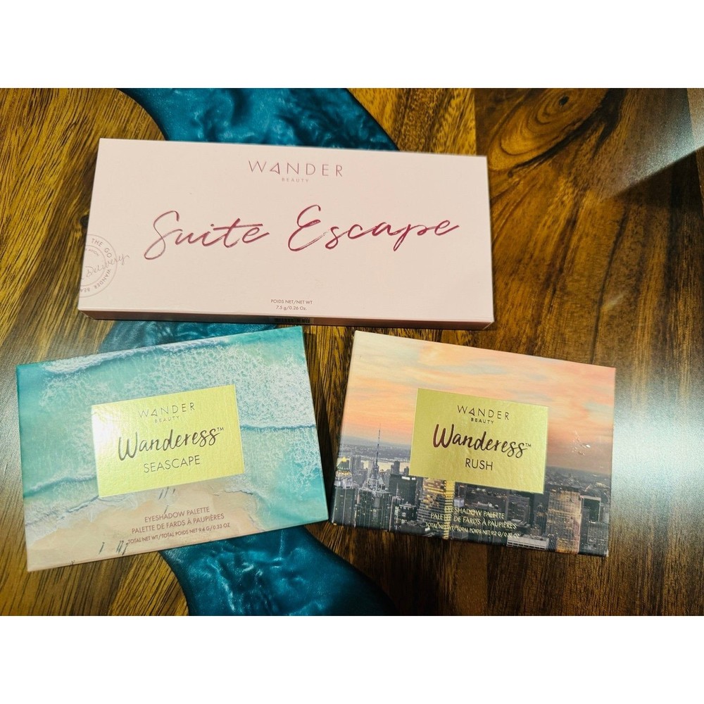 Wander Beauty 3 eyeshadow palettes bundle! BNIB